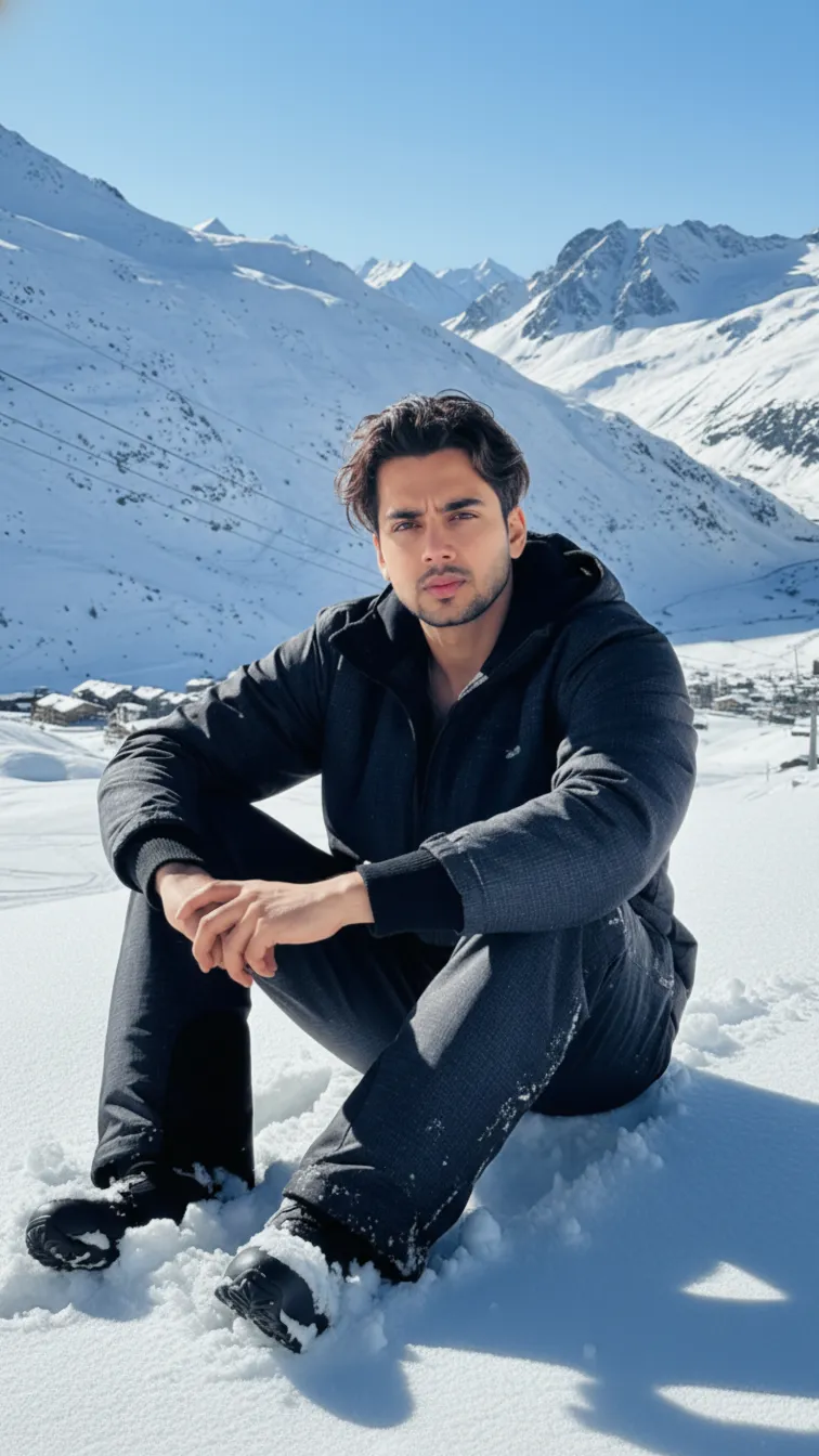 Ultra-Realistic Alpine Snow Portrait - Nano Banana AI Prompt