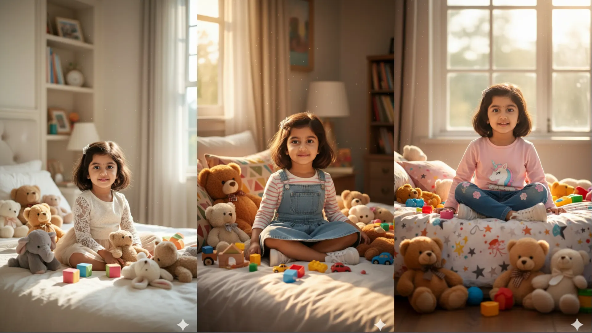 Girl With Toys Bedroom Portraite - Nano Banana AI Prompt