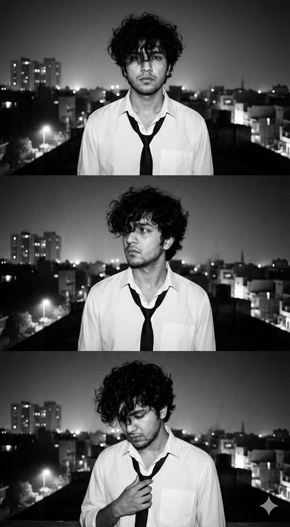 Cinematic Urban Portrait Triptych - Nano Banana AI Prompt